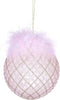 Pallina per albero di Natale in vetro con piume color Rosa da 10 cm Casa e cucina/Decorazioni per interni/Addobbi e decorazioni per ricorrenze/Decorazioni natalizie/Addobbi e decorazioni/Palle e palline MagiediNatale.it - Altamura, Commerciovirtuoso.it