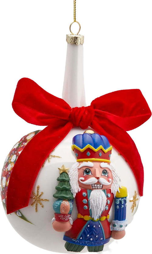 Pallina per albero di Natale in vetro con Soldatino e fiocco rosso Casa e cucina/Decorazioni per interni/Addobbi e decorazioni per ricorrenze/Decorazioni natalizie/Addobbi e decorazioni/Palle e palline MagiediNatale.it - Altamura, Commerciovirtuoso.it