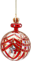 Pallina per albero di Natale in vetro decorata pendaglio decorativo rosso da 13 cm Casa e cucina/Decorazioni per interni/Addobbi e decorazioni per ricorrenze/Decorazioni natalizie/Addobbi e decorazioni/Palle e palline MagiediNatale.it - Altamura, Commerciovirtuoso.it