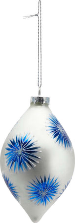 Pallina per albero di Natale in vetro decorata Splash pendaglio decorativo blu Casa e cucina/Decorazioni per interni/Addobbi e decorazioni per ricorrenze/Decorazioni natalizie/Addobbi e decorazioni/Palle e palline MagiediNatale.it - Altamura, Commerciovirtuoso.it