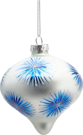 Pallina per albero di Natale in vetro decorata Splash pendaglio decorativo blu Casa e cucina/Decorazioni per interni/Addobbi e decorazioni per ricorrenze/Decorazioni natalizie/Addobbi e decorazioni/Palle e palline MagiediNatale.it - Altamura, Commerciovirtuoso.it