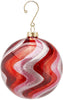 Pallina per albero di natale in vetro Dipinte zigzag Bordeaux da Ø 10 cm Casa e cucina/Decorazioni per interni/Addobbi e decorazioni per ricorrenze/Decorazioni natalizie/Addobbi e decorazioni/Palle e palline MagiediNatale.it - Altamura, Commerciovirtuoso.it