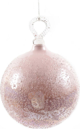 Pallina per albero di Natale in vetro pink con pendaglio Tinta Unita Casa e cucina/Decorazioni per interni/Addobbi e decorazioni per ricorrenze/Decorazioni natalizie/Addobbi e decorazioni/Palle e palline MagiediNatale.it - Altamura, Commerciovirtuoso.it