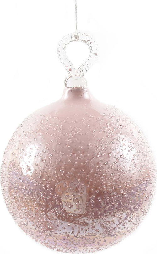 Pallina per albero di Natale in vetro pink con pendaglio Tinta Unita Casa e cucina/Decorazioni per interni/Addobbi e decorazioni per ricorrenze/Decorazioni natalizie/Addobbi e decorazioni/Palle e palline MagiediNatale.it - Altamura, Commerciovirtuoso.it