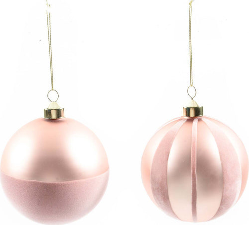 Pallina per albero di Natale in vetro pink pendaglio con decorazione Casa e cucina/Decorazioni per interni/Addobbi e decorazioni per ricorrenze/Decorazioni natalizie/Addobbi e decorazioni/Palle e palline MagiediNatale.it - Altamura, Commerciovirtuoso.it