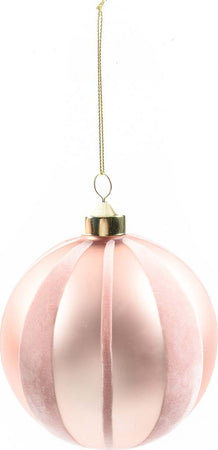 Pallina per albero di Natale in vetro pink pendaglio con decorazione Casa e cucina/Decorazioni per interni/Addobbi e decorazioni per ricorrenze/Decorazioni natalizie/Addobbi e decorazioni/Palle e palline MagiediNatale.it - Altamura, Commerciovirtuoso.it