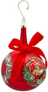 Pallina per albero di natale in vetro Rosso collo lungo pendaglio particolare EDG Casa e cucina/Decorazioni per interni/Addobbi e decorazioni per ricorrenze/Decorazioni natalizie/Addobbi e decorazioni/Palle e palline MagiediNatale.it - Altamura, Commerciovirtuoso.it