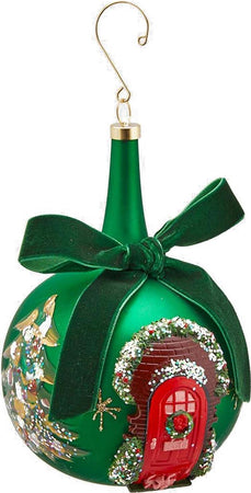 Pallina per albero di natale in vetro Verde collo lungo da Ø 10 cm pendaglio particolare EDG Casa e cucina/Decorazioni per interni/Addobbi e decorazioni per ricorrenze/Decorazioni natalizie/Addobbi e decorazioni/Palle e palline MagiediNatale.it - Altamura, Commerciovirtuoso.it