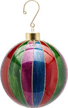 Pallina per albero di Natale multicolor, con glitter oro, in vetro da Ø 10 cm Casa e cucina/Decorazioni per interni/Addobbi e decorazioni per ricorrenze/Decorazioni natalizie/Addobbi e decorazioni/Palle e palline MagiediNatale.it - Altamura, Commerciovirtuoso.it
