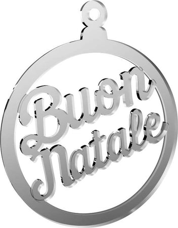 Pallina personalizzabile per albero di natale in plexiglass con nome o logo da Ø 10 cm Casa e cucina/Decorazioni per interni/Addobbi e decorazioni per ricorrenze/Decorazioni natalizie/Addobbi e decorazioni/Palle e palline MagiediNatale.it - Altamura, Commerciovirtuoso.it