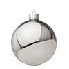 Palline per albero di natale in vetro Argento Lucido pendaglio Tinta Unita