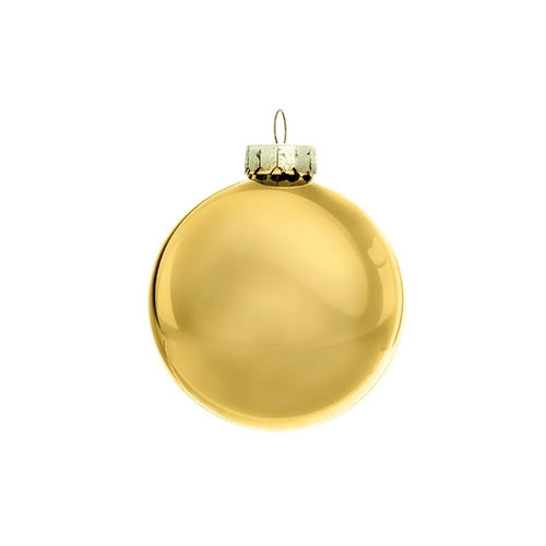 Palline per albero di natale in vetro color Oro da Ø 2 cm set da 50 pezzi