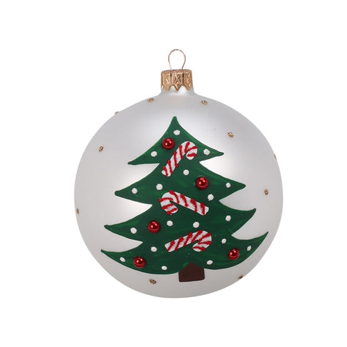 Palline per albero di Natale, in Vetro, con decorazioni, Ø 100 mm, 6 pezzi