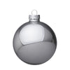 Palline per albero di Natale in vetro decorate color Argento Shimmer