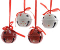 Palline a campanella natalizie in metallo Bianco e Rosso da Ø 6 cm, 4 pezzi Casa e cucina/Decorazioni per interni/Addobbi e decorazioni per ricorrenze/Decorazioni natalizie/Addobbi e decorazioni/Campanelli e campanelli da slitta MagiediNatale.it - Altamura, Commerciovirtuoso.it