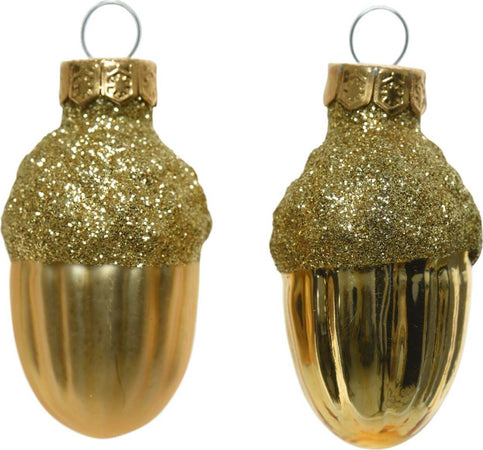 Palline a forma di ghianda in vetro per albero oro, confezione da 12 pezzi Casa e cucina/Decorazioni per interni/Addobbi e decorazioni per ricorrenze/Decorazioni natalizie/Addobbi e decorazioni/Palle e palline MagiediNatale.it - Altamura, Commerciovirtuoso.it