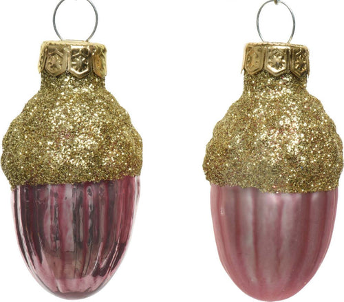 Palline a forma di ghianda in vetro per albero rosa velluto, confezione da 12 pezzi Casa e cucina/Decorazioni per interni/Addobbi e decorazioni per ricorrenze/Decorazioni natalizie/Addobbi e decorazioni/Palle e palline MagiediNatale.it - Altamura, Commerciovirtuoso.it