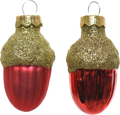 Palline a forma di ghianda in vetro per albero rosso, confezione da 12 pezzi Casa e cucina/Decorazioni per interni/Addobbi e decorazioni per ricorrenze/Decorazioni natalizie/Addobbi e decorazioni/Palle e palline MagiediNatale.it - Altamura, Commerciovirtuoso.it