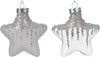 Palline a forma di stella in vetro per albero di natale argento, confezione da 2 pezzi Casa e cucina/Decorazioni per interni/Addobbi e decorazioni per ricorrenze/Decorazioni natalizie/Addobbi e decorazioni/Palle e palline MagiediNatale.it - Altamura, Commerciovirtuoso.it