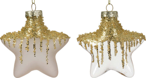 Palline a forma di stella in vetro per albero di natale champagne, confezione da 2 pezzi Casa e cucina/Decorazioni per interni/Addobbi e decorazioni per ricorrenze/Decorazioni natalizie/Addobbi e decorazioni/Palle e palline MagiediNatale.it - Altamura, Commerciovirtuoso.it