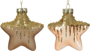 Palline a forma di stella in vetro per albero di natale marrone chiaro, confezione da 2 pezzi Casa e cucina/Decorazioni per interni/Addobbi e decorazioni per ricorrenze/Decorazioni natalizie/Addobbi e decorazioni/Palle e palline MagiediNatale.it - Altamura, Commerciovirtuoso.it