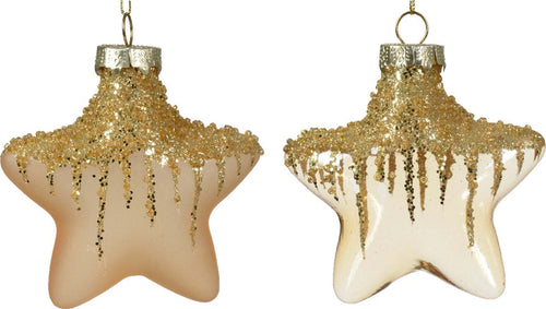 Palline a forma di stella in vetro per albero di natale oro, confezione da 2 pezzi Casa e cucina/Decorazioni per interni/Addobbi e decorazioni per ricorrenze/Decorazioni natalizie/Addobbi e decorazioni/Palle e palline MagiediNatale.it - Altamura, Commerciovirtuoso.it