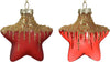 Palline a forma di stella in vetro per albero di natale rosso, confezione da 2 pezzi Casa e cucina/Decorazioni per interni/Addobbi e decorazioni per ricorrenze/Decorazioni natalizie/Addobbi e decorazioni/Palle e palline MagiediNatale.it - Altamura, Commerciovirtuoso.it