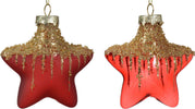 Palline a forma di stella in vetro per albero di natale rosso, confezione da 2 pezzi Casa e cucina/Decorazioni per interni/Addobbi e decorazioni per ricorrenze/Decorazioni natalizie/Addobbi e decorazioni/Palle e palline MagiediNatale.it - Altamura, Commerciovirtuoso.it