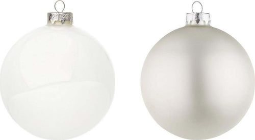 Palline in vetro per albero di natale Bianche decorazione natalizia Casa e cucina/Decorazioni per interni/Addobbi e decorazioni per ricorrenze/Decorazioni natalizie/Addobbi e decorazioni/Palle e palline MagiediNatale.it - Altamura, Commerciovirtuoso.it