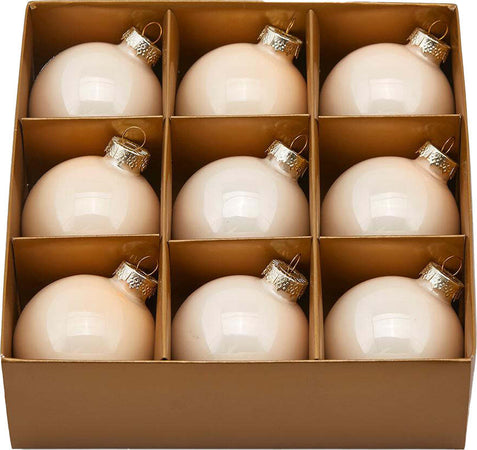 Palline in vetro per albero di natale Champagne, pendaglio specchiato Tinta unita Casa e cucina/Decorazioni per interni/Addobbi e decorazioni per ricorrenze/Decorazioni natalizie/Addobbi e decorazioni/Palle e palline MagiediNatale.it - Altamura, Commerciovirtuoso.it