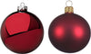 Palline in vetro per albero di natale rosso scuro decorazione natalizia Casa e cucina/Decorazioni per interni/Addobbi e decorazioni per ricorrenze/Decorazioni natalizie/Addobbi e decorazioni/Palle e palline MagiediNatale.it - Altamura, Commerciovirtuoso.it