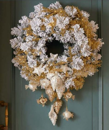 Palline natalizie decori marini in vetro Ø 10 cm, Pendaglio decorato Collezione EDG 2021 Casa e cucina/Decorazioni per interni/Addobbi e decorazioni per ricorrenze/Decorazioni natalizie/Addobbi e decorazioni/Palle e palline MagiediNatale.it - Altamura, Commerciovirtuoso.it