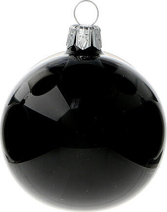 Palline natalizie in vetro Nero lucido decorazione per albero di natale 6 cm Casa e cucina/Decorazioni per interni/Addobbi e decorazioni per ricorrenze/Decorazioni natalizie/Addobbi e decorazioni/Palle e palline MagiediNatale.it - Altamura, Commerciovirtuoso.it