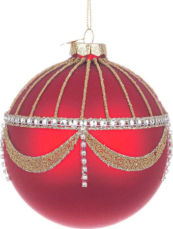 Palline natalizie per albero di natale in vetro colore rosso da 10 cm per decorazioni 4 pezzi Casa e cucina/Decorazioni per interni/Addobbi e decorazioni per ricorrenze/Decorazioni natalizie/Addobbi e decorazioni/Palle e palline MagiediNatale.it - Altamura, Commerciovirtuoso.it