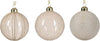 Palline panna decorazione per albero di natale da 8 cm, confezione da 3 pezzi Casa e cucina/Decorazioni per interni/Addobbi e decorazioni per ricorrenze/Decorazioni natalizie/Addobbi e decorazioni/Palle e palline MagiediNatale.it - Altamura, Commerciovirtuoso.it