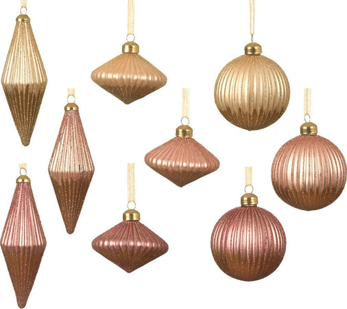 Palline Pendagli per albero di Natale in vetro decorate da 13,5 cm, confezione da 3 pezzi Casa e cucina/Decorazioni per interni/Addobbi e decorazioni per ricorrenze/Decorazioni natalizie/Addobbi e decorazioni/Palle e palline MagiediNatale.it - Altamura, Commerciovirtuoso.it