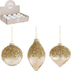Palline-per-albero-di-natale-color-champagne-Ø-8-cm,-Set-da-12-pezzi