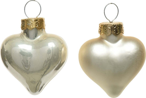 Palline per albero di natale Cuoricini in vetro color Perla da 4 cm, tubo da 12 pezzi Casa e cucina/Decorazioni per interni/Addobbi e decorazioni per ricorrenze/Decorazioni natalizie/Addobbi e decorazioni/Palle e palline MagiediNatale.it - Altamura, Commerciovirtuoso.it