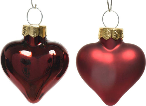 Palline per albero di natale Cuoricini in vetro color Rosso Scuro da 4 cm, tubo da 12 pezzi Casa e cucina/Decorazioni per interni/Addobbi e decorazioni per ricorrenze/Decorazioni natalizie/Addobbi e decorazioni/Palle e palline MagiediNatale.it - Altamura, Commerciovirtuoso.it