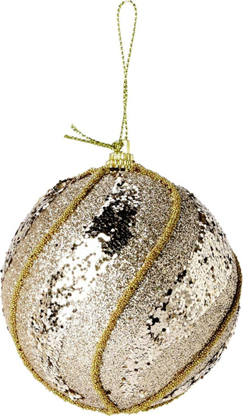 Palline per albero di Natale decorato, in Foam, color Champagne, Glitterate, da Ø 8 cm, 12 pezzi Casa e cucina/Decorazioni per interni/Addobbi e decorazioni per ricorrenze/Decorazioni natalizie/Addobbi e decorazioni/Palle e palline MagiediNatale.it - Altamura, Commerciovirtuoso.it