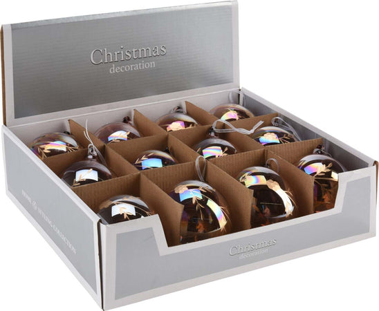 Palline per albero di Natale decorato, in Vetro, color Perla, da Ø 80 mm, 12 pezzi Casa e cucina/Decorazioni per interni/Addobbi e decorazioni per ricorrenze/Decorazioni natalizie/Addobbi e decorazioni/Palle e palline MagiediNatale.it - Altamura, Commerciovirtuoso.it