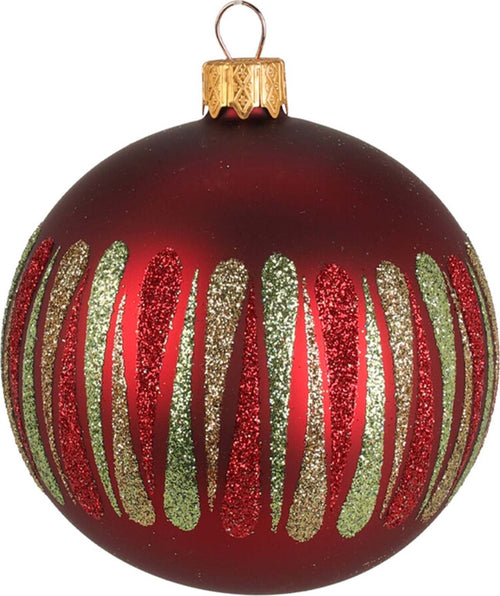 Palline per albero di Natale decorato, in Vetro con Strisce, da Ø 100 mm, 6 pezzi Casa e cucina/Decorazioni per interni/Addobbi e decorazioni per ricorrenze/Decorazioni natalizie/Addobbi e decorazioni/Palle e palline MagiediNatale.it - Altamura, Commerciovirtuoso.it