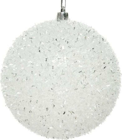 Palline per albero di natale glitterate Bianco, pendaglio decorato Casa e cucina/Decorazioni per interni/Addobbi e decorazioni per ricorrenze/Decorazioni natalizie/Addobbi e decorazioni/Palle e palline MagiediNatale.it - Altamura, Commerciovirtuoso.it