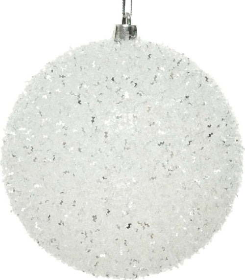 Palline per albero di natale glitterate Bianco, pendaglio decorato Casa e cucina/Decorazioni per interni/Addobbi e decorazioni per ricorrenze/Decorazioni natalizie/Addobbi e decorazioni/Palle e palline MagiediNatale.it - Altamura, Commerciovirtuoso.it