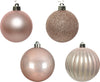 Palline per albero di natale in plastica infrangibile color rosa blush da 10 cm, 4 pezzi Casa e cucina/Decorazioni per interni/Addobbi e decorazioni per ricorrenze/Decorazioni natalizie/Addobbi e decorazioni/Palle e palline MagiediNatale.it - Altamura, Commerciovirtuoso.it