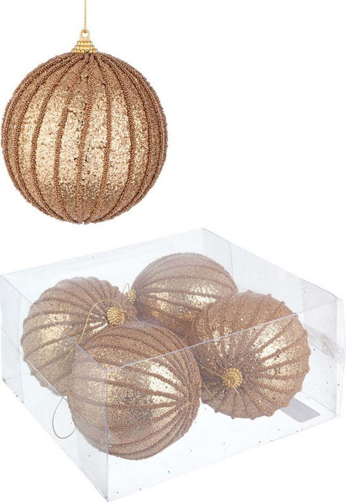 Palline per albero di Natale in polistirolo decorate color Hannah Oro Casa e cucina/Decorazioni per interni/Addobbi e decorazioni per ricorrenze/Decorazioni natalizie/Addobbi e decorazioni/Palle e palline MagiediNatale.it - Altamura, Commerciovirtuoso.it