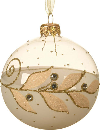 Palline per albero di natale in vetro color Beige con decorazione da 8 cm, confezione da 6 pezzi Casa e cucina/Decorazioni per interni/Addobbi e decorazioni per ricorrenze/Decorazioni natalizie/Addobbi e decorazioni/Palle e palline MagiediNatale.it - Altamura, Commerciovirtuoso.it