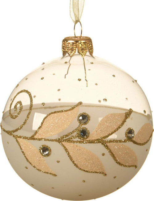 Palline per albero di natale in vetro color Beige con decorazione da 8 cm, confezione da 6 pezzi Casa e cucina/Decorazioni per interni/Addobbi e decorazioni per ricorrenze/Decorazioni natalizie/Addobbi e decorazioni/Palle e palline MagiediNatale.it - Altamura, Commerciovirtuoso.it