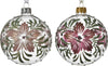Palline per albero di natale in vetro color Bianco con Fiori da 8 cm, confezione da 6 pezzi Casa e cucina/Decorazioni per interni/Addobbi e decorazioni per ricorrenze/Decorazioni natalizie/Addobbi e decorazioni/Palle e palline MagiediNatale.it - Altamura, Commerciovirtuoso.it