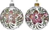 Palline per albero di natale in vetro color Bianco con Fiori da 8 cm, confezione da 6 pezzi Casa e cucina/Decorazioni per interni/Addobbi e decorazioni per ricorrenze/Decorazioni natalizie/Addobbi e decorazioni/Palle e palline MagiediNatale.it - Altamura, Commerciovirtuoso.it